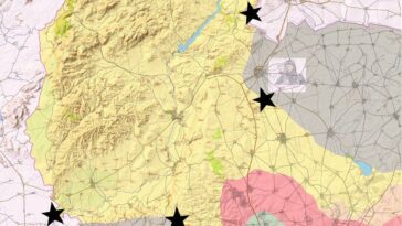 Mapa de Afrin
