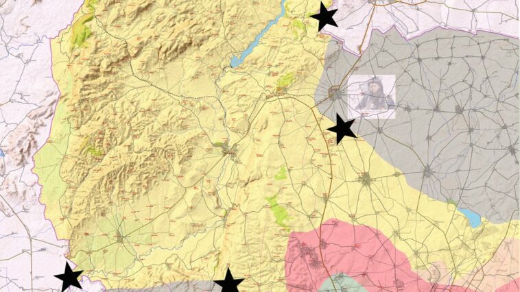 Mapa de Afrin